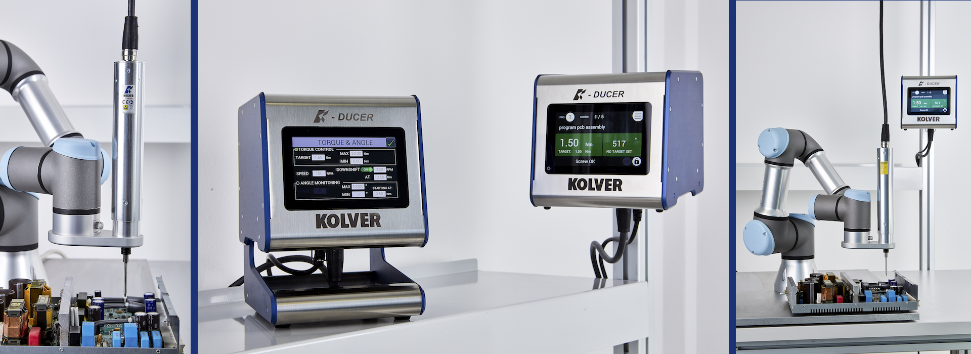 Kolver electric screwdrivers with torque control
